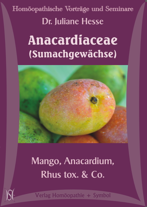 Anacardiaceae (Sumachgewächse). Mango, Anacardium, Rhus tox. & Co.