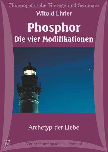 Die vier Modifikationen von Phosphor - Weißer, roter, violetter und schwarzer Phosphor
