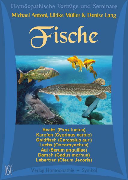 Fische. Hecht, Karpfen, Goldfisch, Lachs, Aal, Dorsch, Lebertran