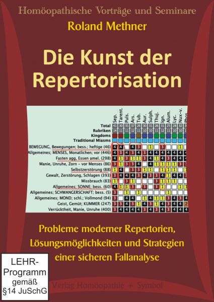 Die Kunst der Repertorisation. Probleme moderner Repertorien, Lösungsmöglichkeiten und Strategien einer sicheren Fallanalyse