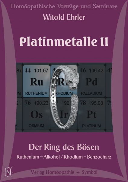 Platinmetalle II. Der Ring des Bösen. Ruthenium - Alkohol / Rhodium - Benzoeharz